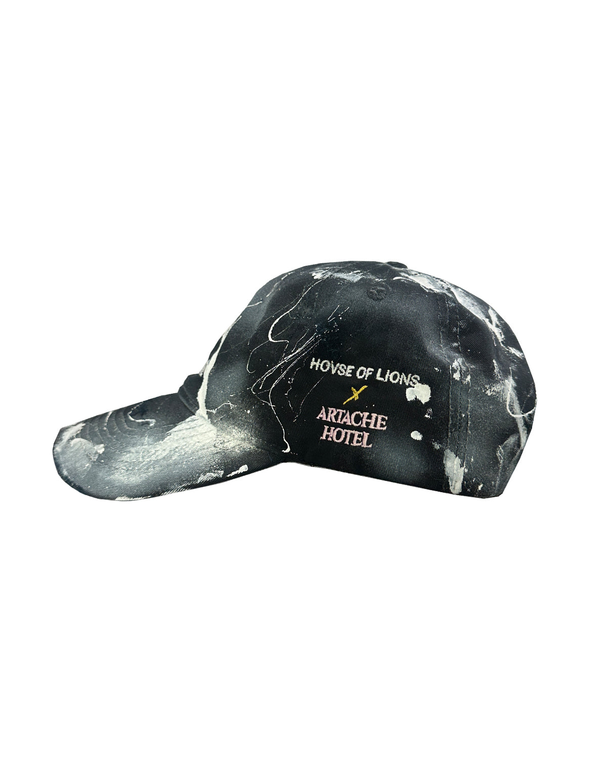 BUY ART NOT COCAINE Hand Painted Destroyed Dad Hat