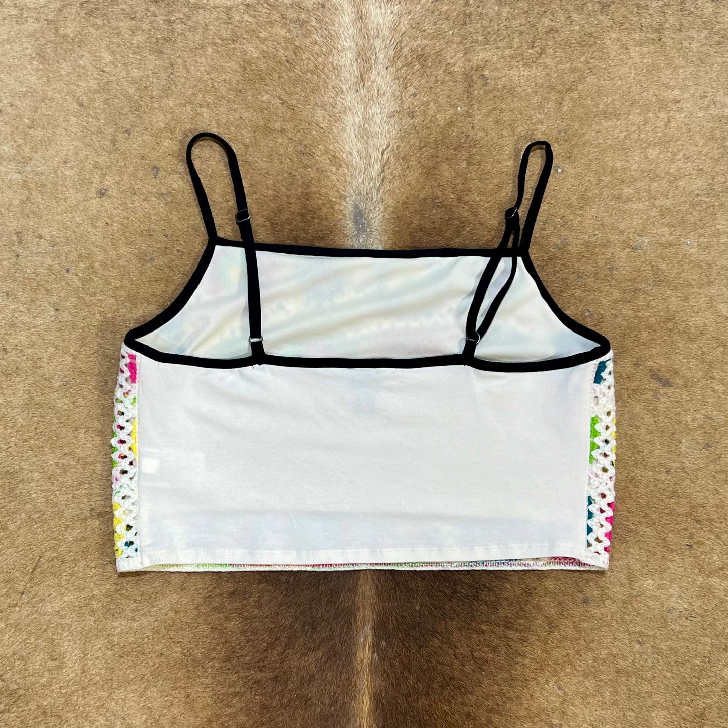 Women's Crochet Tank Top - MED