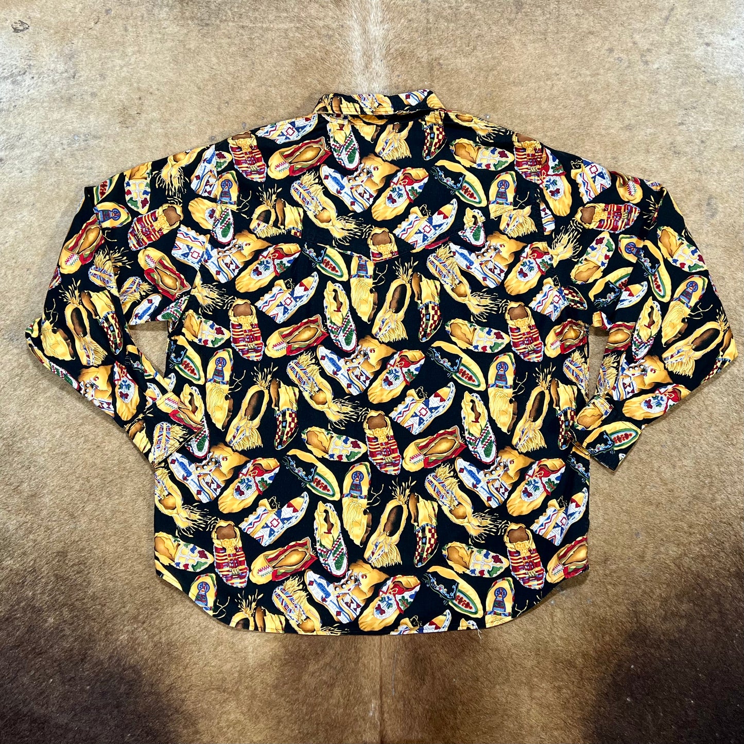 Vintage Moccasin Long Sleeve Button Up - SM