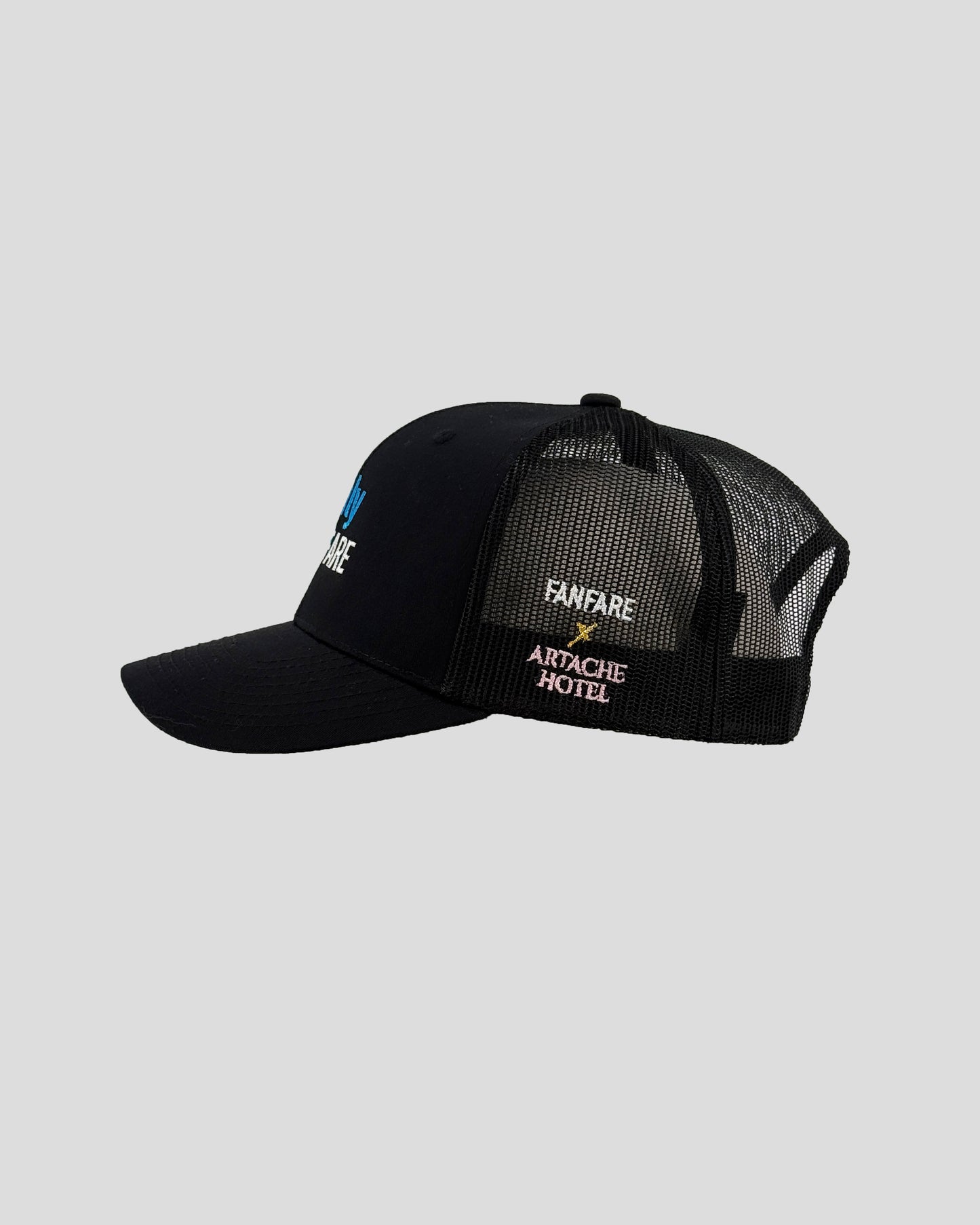 Only FANSFARE Black Sporty Trucker Hat