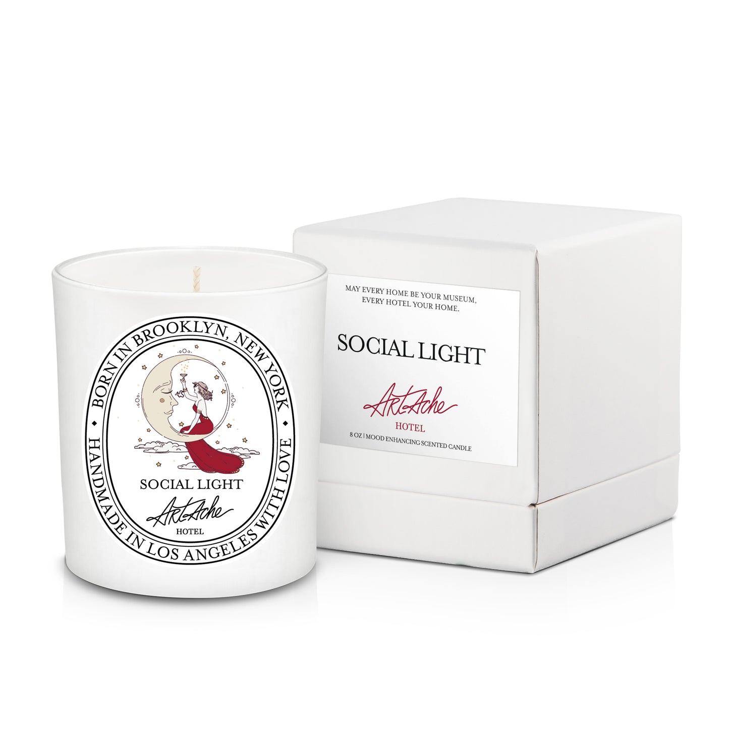 SOCIAL LIGHT Scented Candle - 8 oz