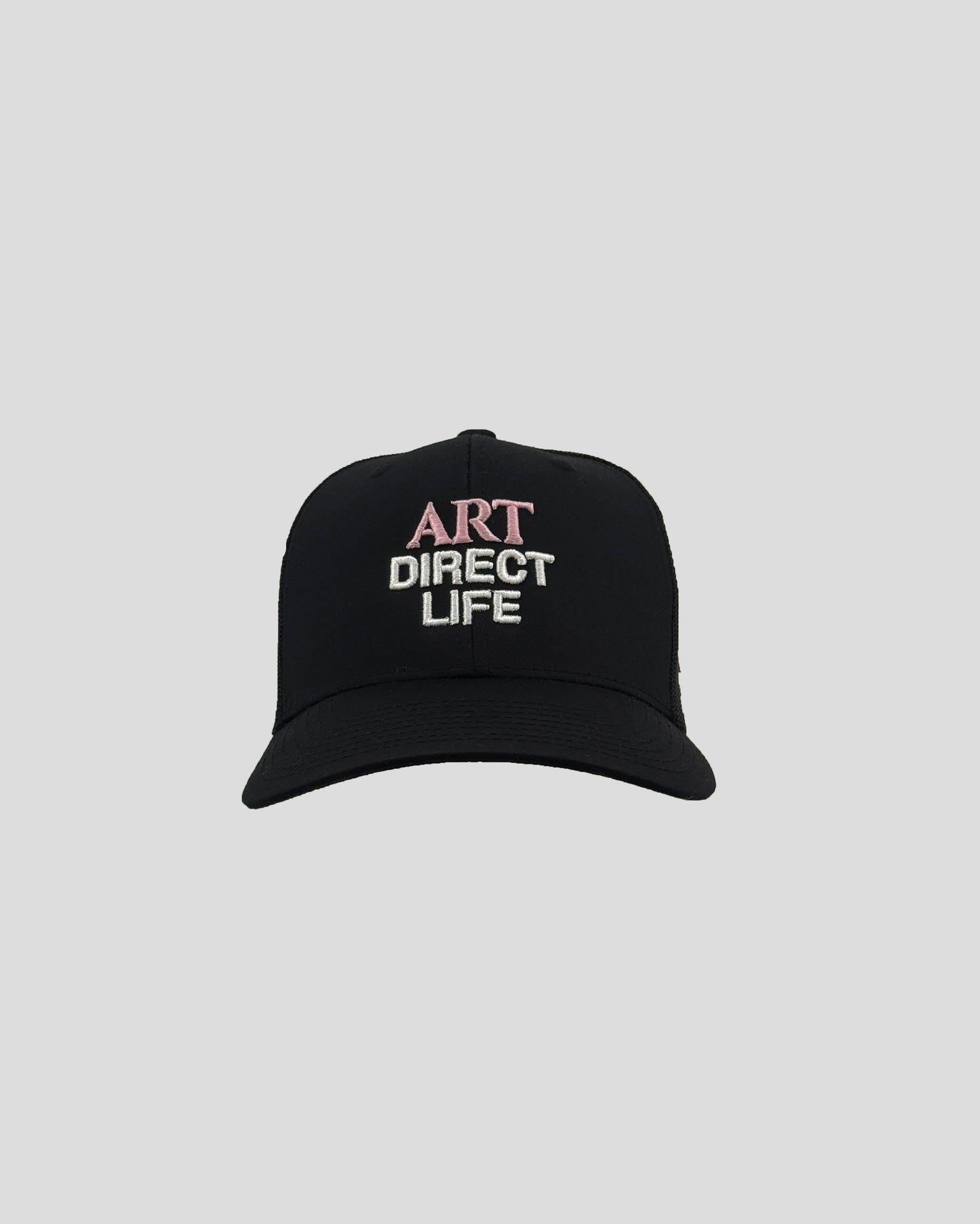 ART DIRECT LIFE Black Sporty Trucker Hat