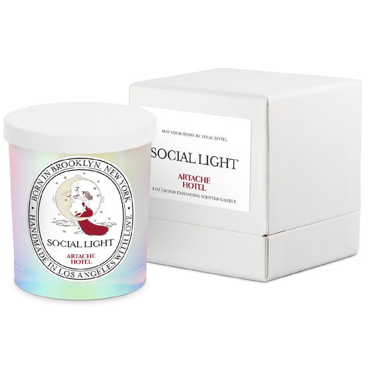 SOCIAL LIGHT Scented Candle - 8 oz
