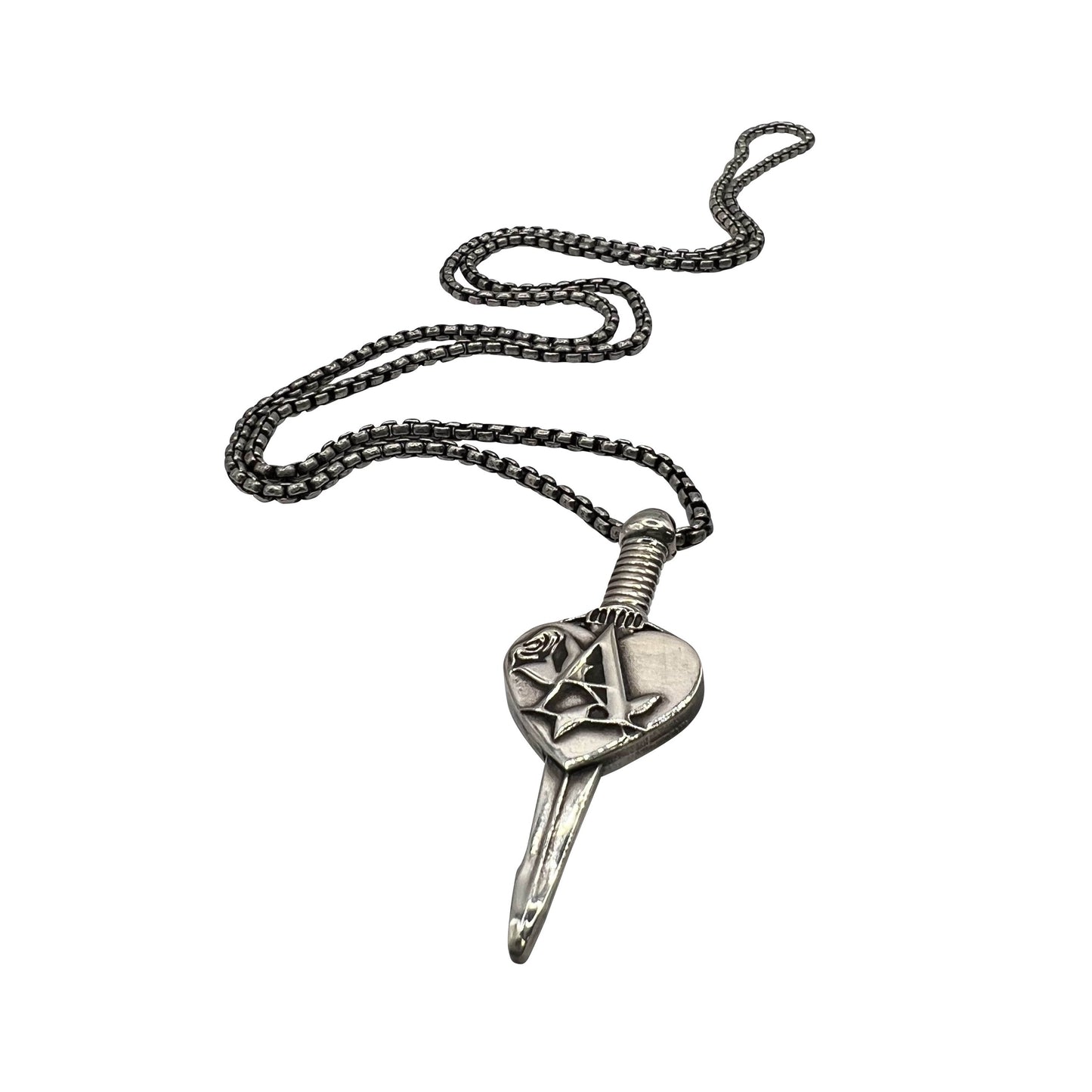 ArtAche Heartache Pendant Necklace Silver