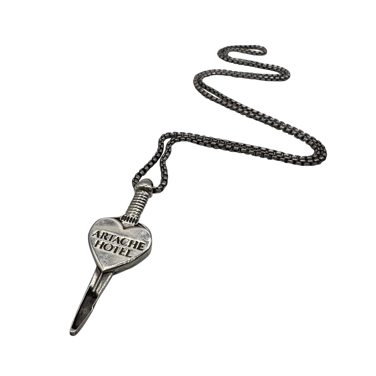 ArtAche Heartache Pendant Necklace Silver