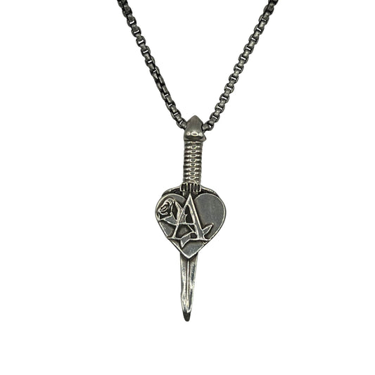 ArtAche Heartache Pendant Necklace Silver