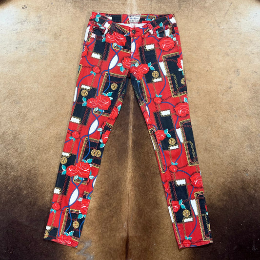 Women's Printed Jeans Size 9
