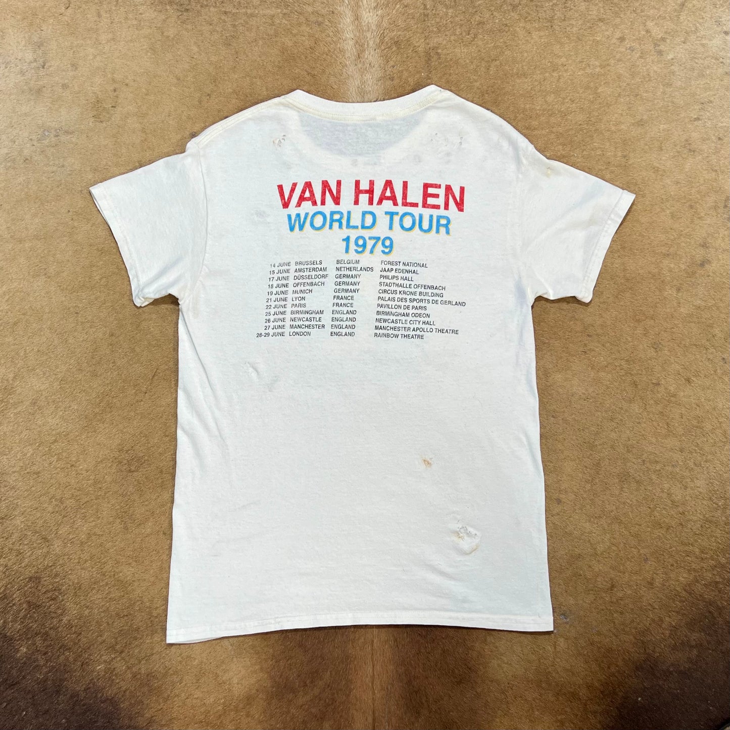 Van Halen 1979 Tour T-Shirt - SM